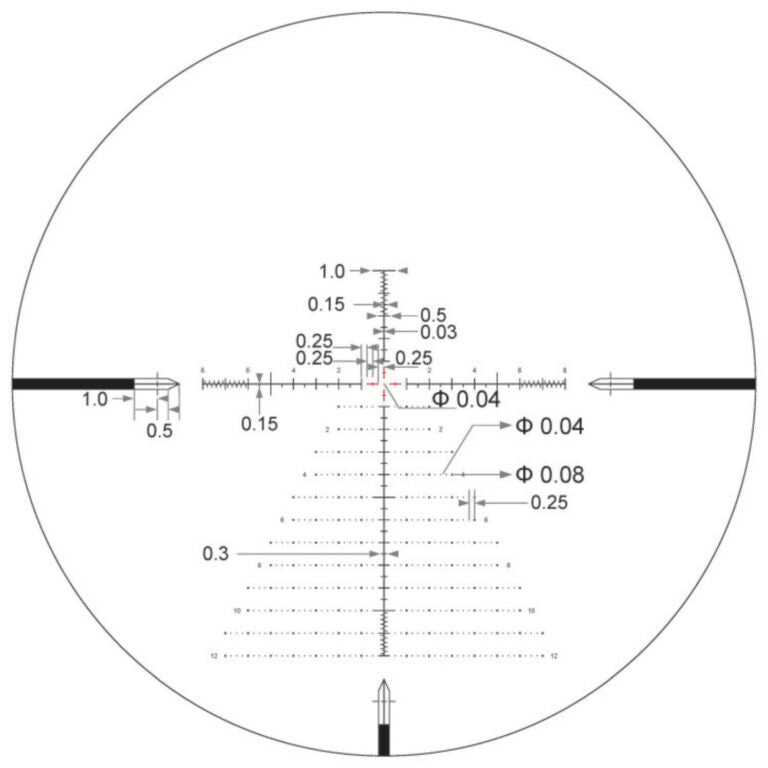 ARKEN - EP5 5-25X56 FFP MIL VPR Reticle with Zero Stop – 34mm Tube