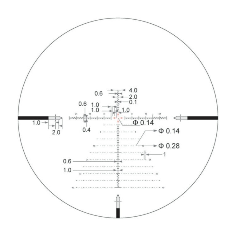 ARKEN EP5 5-25X56 FFP MOA VPR Reticle with Zero Stop – 34mm Tube