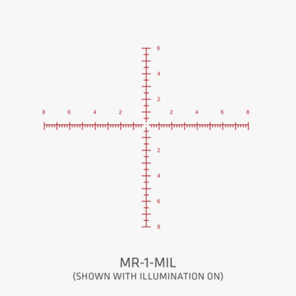 HR6-IR | 3-18 X 50 MR1 MIL Reticle FFP