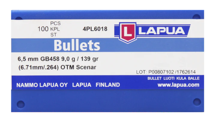 Lapua Scenars - 139 gr Scenar OTM