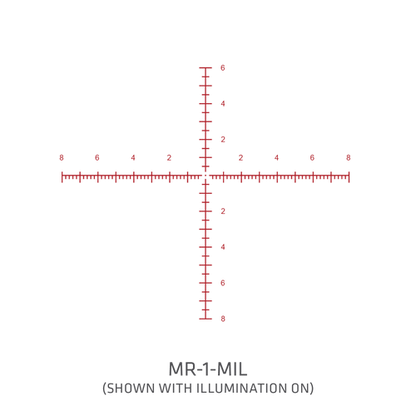 HR6-IR - 3-18 X 50 MR1 MIL Reticle FFP