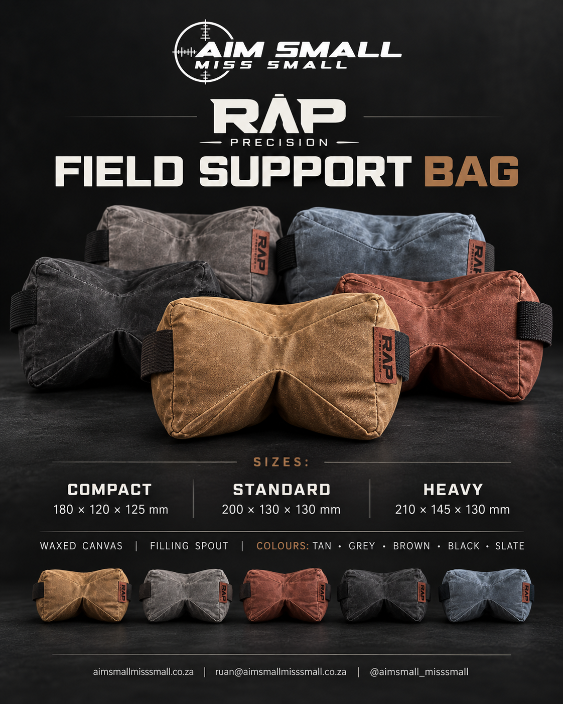 RAP Precision Field Support Bag