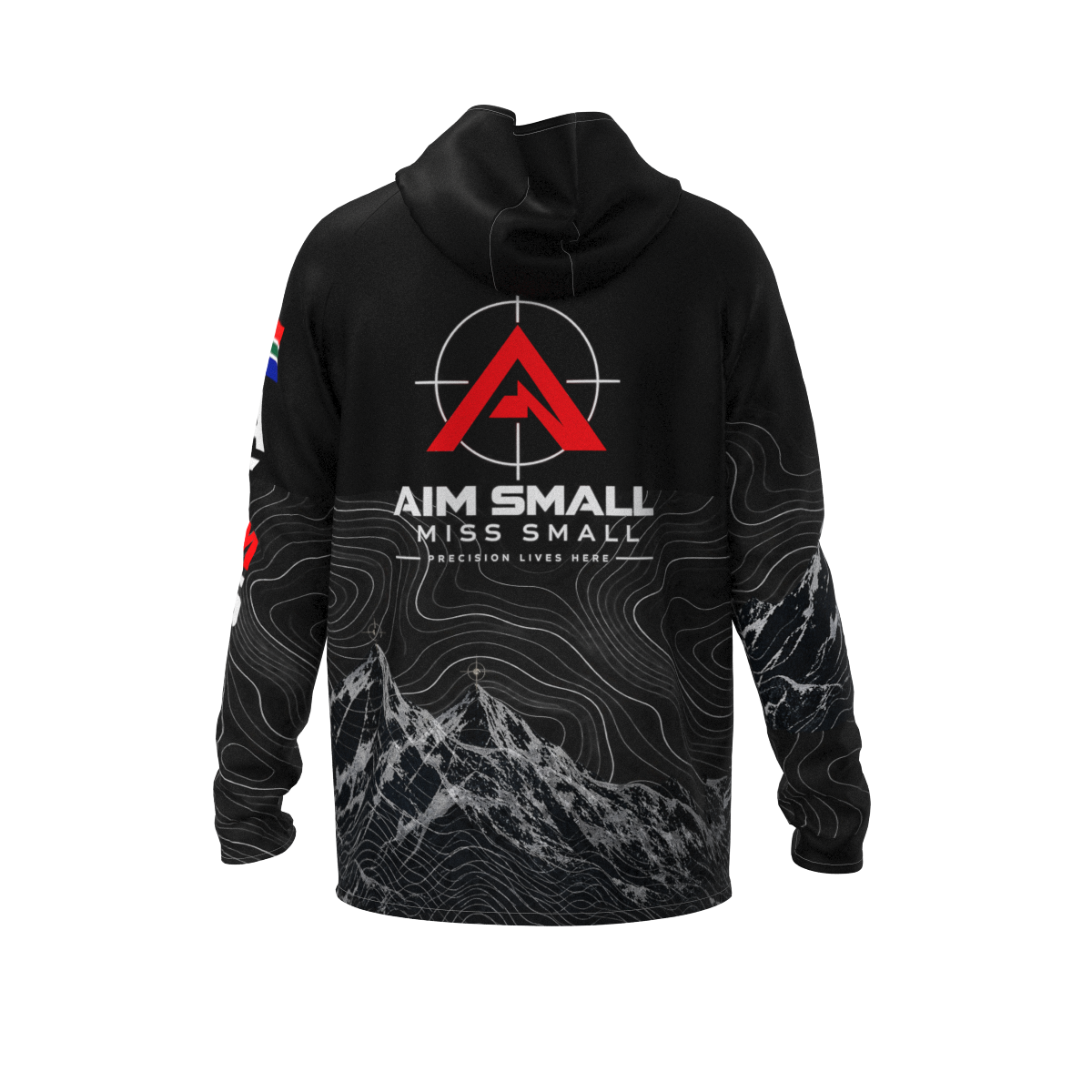 ASMS Performance Hoodie back view