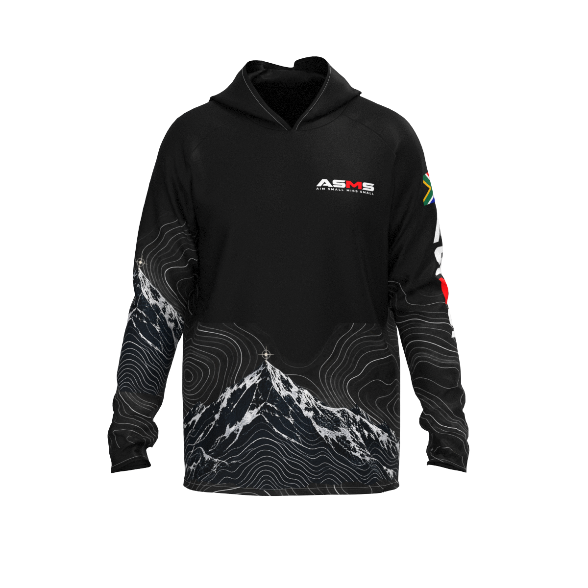 ASMS Performance Hoodie front view