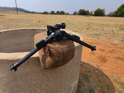 Patriot Gen 1 bipod in wide stance position